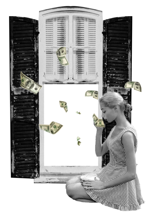 dinero ventana